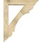 Ekena Millwork Olympic Traditional Rough Sawn Bracket w/ Offset Brace, Douglas Fir, 6"W x 30"D x 36"H BKT0604X30X36OLY01RDF - alternate 2